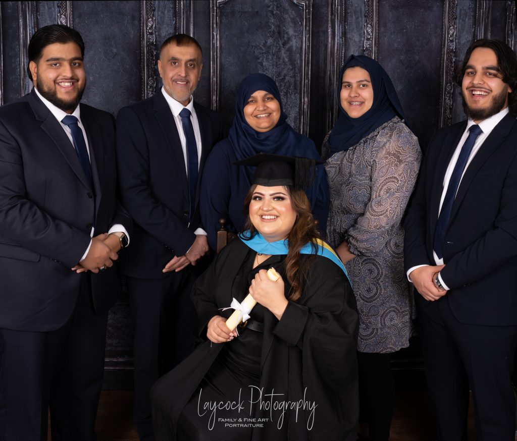 Graduation Photograph with Family